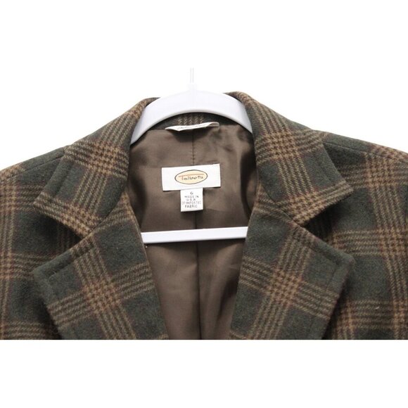 Talbots Blazer Jacket Size 6 Plaid Classic Preppy Career Business Academia Wool - Picture 13 of 13